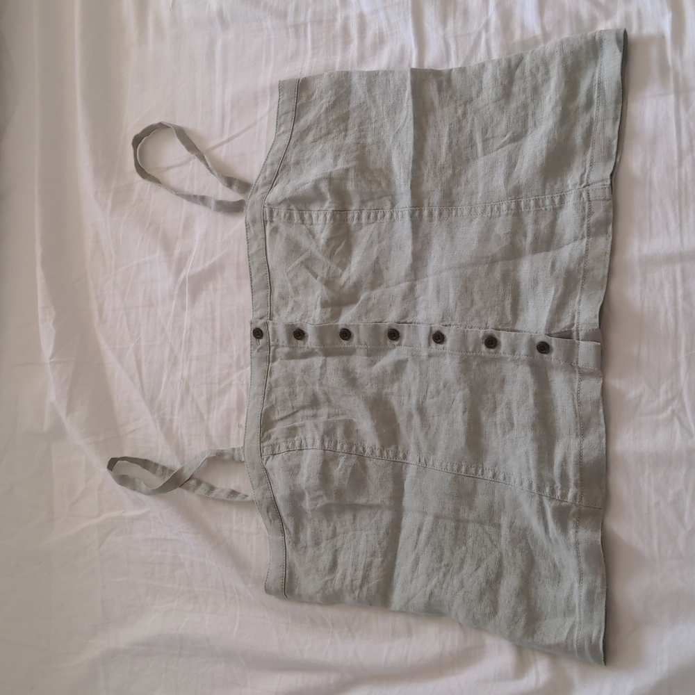 NWT Everlane sage linen cami